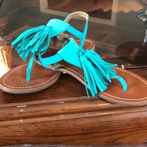 Lucky brand tassel sandals